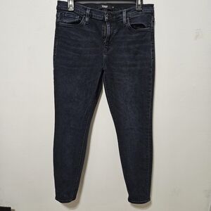 HUDSON Skinny Jeans Dark Wash Women Size 29 Mid Rise Denim Casual Pants B16